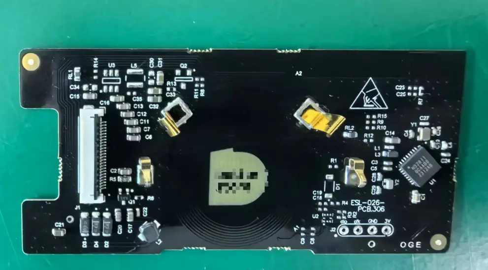 برچسب الکترونیکی 2.66 اینچی برچسب های قفسه الکترونیکی PCB 2.4 گیگاهرتز برای سوپر مارکت های زنجیره ای برچسب قفسه الکترونیکی