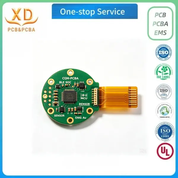 مونتاژ PCBA CGM - تولید کننده PCBA پزشکی مانیتور مداوم گلوکز